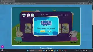 Peppa Pig Flipcard game (2022). Speedrun easy. 0:02