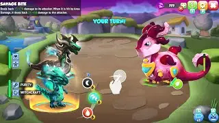Attack The Boss Venomina Level 118 Vs 104 -  Dragon Mania Legends