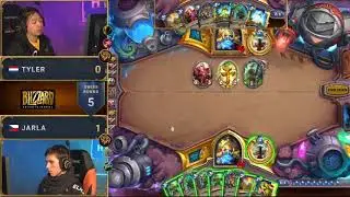 HCT Dreamhack Winter: Tyler vs Jarla - Hearthstone Sweden Grand Prix 2018 | Day 1 Swiss Stage Round5