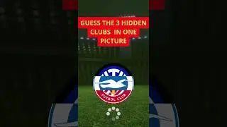 GUESS THE 3 HIDDEN CLUBS  IN ONE PICTURE || FQ86 Football Quiz 2023 #shorts