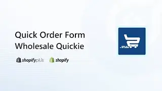 Quick Order Form  - WQ video