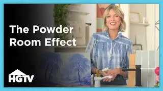 3 Ways To Instantly Elevate Your Powder Room | HGTV’s Design and Build