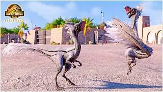 All Dominion Malta Dinosaurs, Atrociraptor, Lystrosaurus 🦖 Jurassic World Evolution 2 Animations