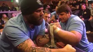 Arm Melter 28 and Canadian Professional Championships - Evan Bourgoin Vs Jeff Dabe (left hand)