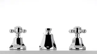 360 view of Kingston Brass KS4461BX - widespread bathroom lavatory faucet