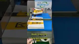 Auto belt banding books magazine in printing industry