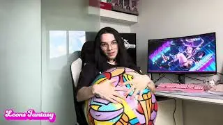 Blowing and ripping beach ball(teaser)