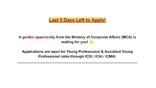 How to Apply for Assistant Young Professional | CA & CMA Inter Students | Step-by-Step Guide + FAQs✅