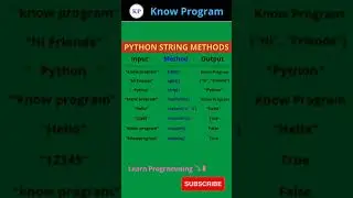 Python String Methods ❤️.   | 