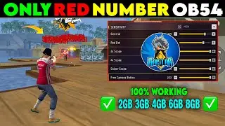 Free Fire Headshot Setting After Ob54 Update 2026⚡Best Sensitivity Settings ⚙️| Sensitivity Setting 