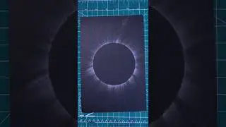 Solar Eclipse Drawing | Easy Art #eclipse #art #pastels