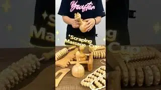 Colombian Massage Wood Set Muscle Relief Tools Professional Wood Therapy Tools Guasha Therapy Tools