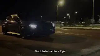 Invidia R400 Stock Intermediate Pipe vs Rae-Motorsports Intermediate Pipe