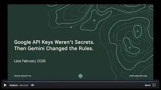 Google API Keys Weren't Secrets. But then Gemini Changed the Rules.