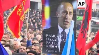 Kosovo protesters demand France release ex-PM