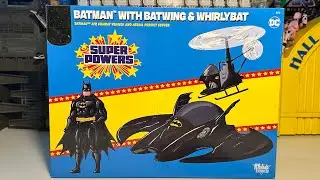 Mcfarlane Gold Label Collection Super Powers Batman With Batwing & Whirlybat