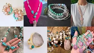 Магия розового кварца и бирюзы &mdash; самое неожиданное 😍сочетание украшений!