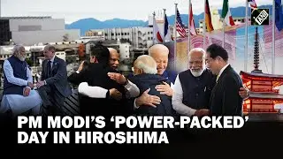 From G7 Summit to Quad meeting, watch highlights of PM Modi&rsquo;s first day of Hiroshima visit