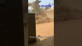 Rotary Straw Bale Crusher Used In Farms, Large Pastures, Animal Feed, High Quality, Factory Price