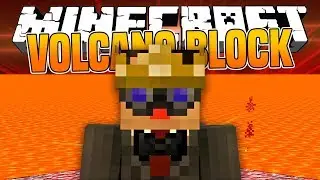 Minecraft Volcano Block | First Look! [Modded Questing Survival]