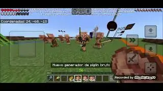 Piglin bruto y hoglin minecraft ajhaabbbjab