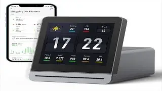 Qingping Air Quality Monitor, Indoor Air Quality Meter Detects PM2 5, Temperature, CO2, and Humidity