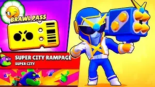 Brawl Stars #3  Новый боец: Super Ranger Brock! Сезон 2: Лето с монстрами!
