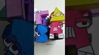 Complete Greek Alphabet Lore #papercraft #greekalphabetlore #alphabetloresong #shorts