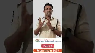 🔥 TSRTC Notifications Out details in Telugu #shorts #govt job's