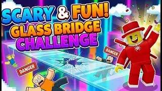ROBLOX SQUID GAME: GLASS BRIDGE CHALLENGE LIVE! DAY 44 #shortsfeed