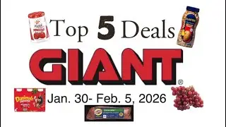 Топ-5 выгодных предложений в Giant с 30 января по 5 февраля 2025 года