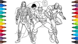 Superheroes Marvel Coloring Pages