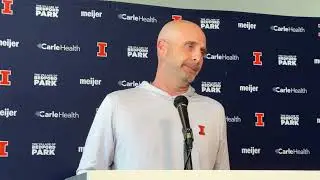 Indiana week: Illini OC Barry Lunney Jr. press conference