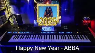 Happy New Year (2025) - ABBA - Cover by Yamaha Genos Keyboard Ballad Music Love Hits