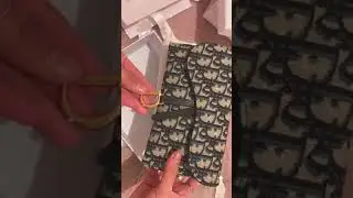 Unboxing Dior Saddle wallet