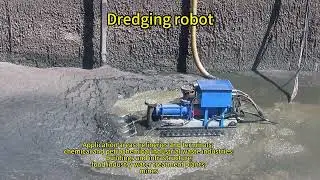 Municipal pipeline dredging Steel plant cooling pool desilting robot Chemical plant sewage pool desi