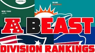 Ranking EVERY NFL Division from WORST to FIRST for 2023