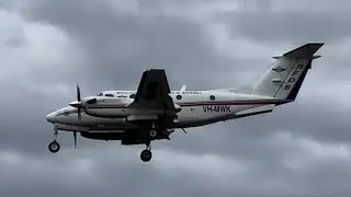 RFDS ROYAL FLYING DOCTORS SERVICE AUSTRALIA LANDING ADELAIDE AIRPORT & ALLIANCE TAKE OFF JUNE 10 24
