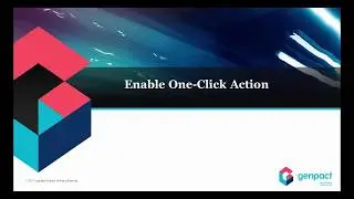 Enable One-Click Action for a Task