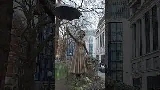 Mary Poppins Statue#One of my fave film#Leicester Sq#shorts