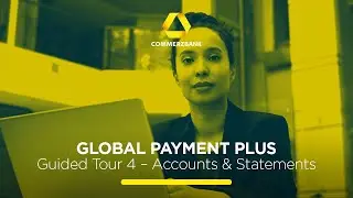 Online Banking for Corporates with GPP &ndash; Guided Tour 4 &ndash; Accounts & Statements