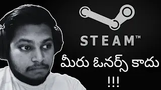 [Telugu] We do not own our games on Steam !! | Steam updated user agreement policy 2024 in Telugu