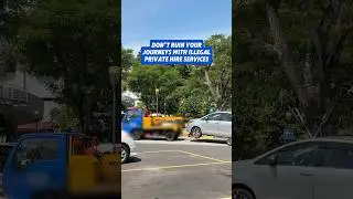 ⚠️ Reminder: Do not use illegal private hire services as they may pose risks and ruin your journeys