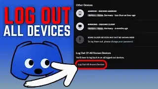 How To Log Out All Devices in Discord | Sign Out Discord Each Device One by One or All at Once ✔️
