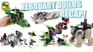 BrickBros UK's LEGO BUILDS RECAP FEBRUARY 2018!!!