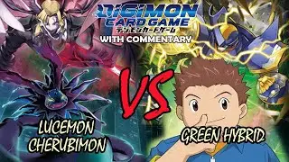 Digimon TCG Lucemon Vs Green Hybrid B03! - Fight Showcase!