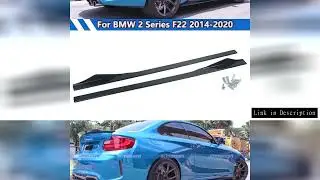 MagicKit Side Bumper Lip for BMW F22 F23 M240i 220i 230i 228i M235i M2 F87 Side Skirt Extension 2014