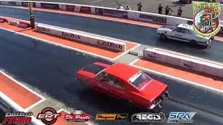 SS do capeta! Dupla de Opalas lado a lado, em uma disputa a mais de 300km/h! Jevan X Celso!
