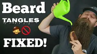 FIX Beard Tangles & Snags [shower comb] Trick!