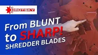 Change the shredder blades or ribber bar on your hammermill | Drotsky
